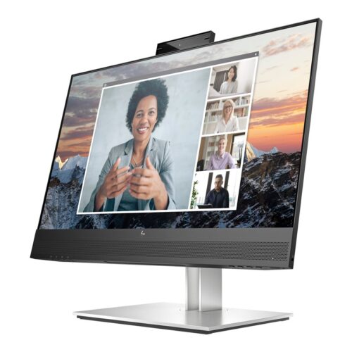 HP Écran de conférence E24m G4 FHD avec webcam 5Mpx 23.8p FHD 1920×1080 HDMI USB-C USB hub DisplayPort