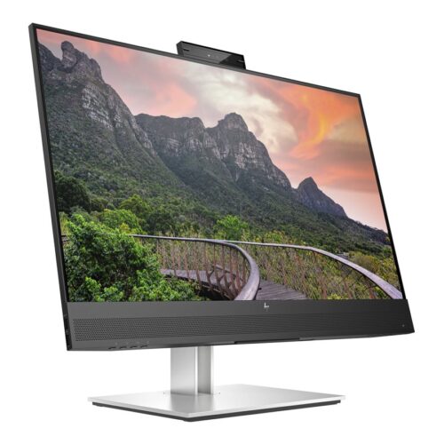 HP Écran de conférence E27m G4 QHD avec webcam 5Mpx 27p QHD 2560×1440 HDMI USB-C USB hub DisplayPort 3/3/0