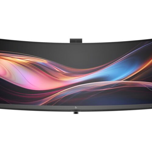 HP Écran de conférence incurvé WQHD HP Series 7 Pro 734pm avec webcam IA 5 Mpx HDR 34p WQHD 3440×1440 HDMI USB-C Disp
