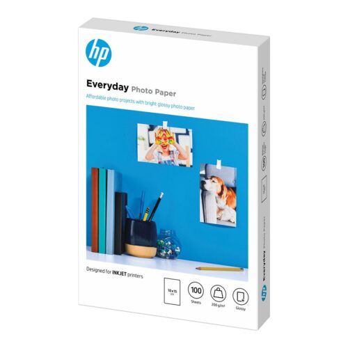 HP original Everyday Glossy photo paper white 200g/m2 100x150mm 100 sheets 1-pack
