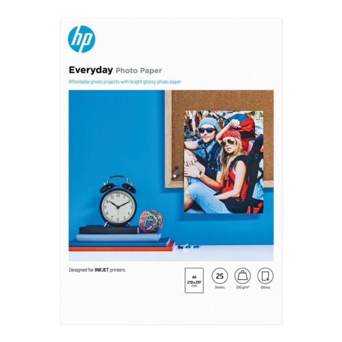 HP original Q5451A Everyday Glossy Photo Paper Ink cartridgetjet 200g/m2 A4 25 sheets 1-pack