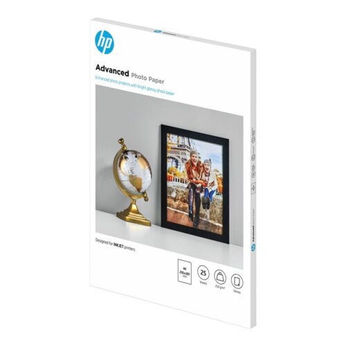 HP original Q5456A Advanced glossy photo paper Ink cartridge 250g/m2 A4 25 sheets 1-pack