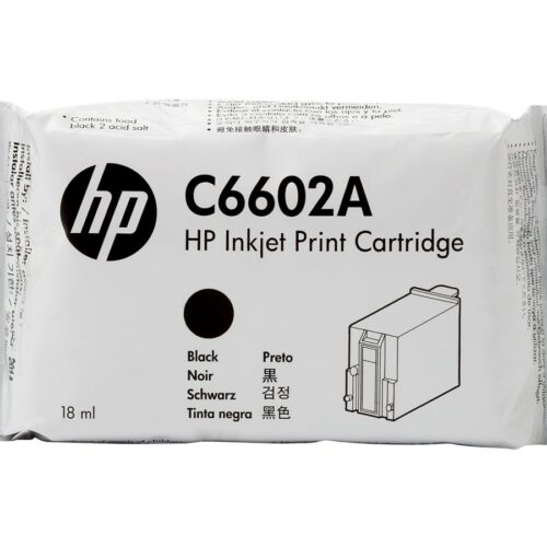HP original TIJ 1.0 original Ink cartridge C6602A black standard capacity 1-pack