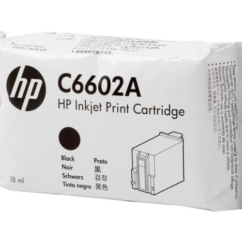 HP original TIJ 1.0 original Ink cartridge C6602A black standard capacity 1-pack