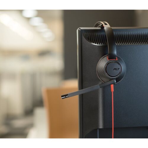 HP Poly Blackwire 5220 Stereo USB-C Headset +3.5mm Plug +USB-C/A Adapter