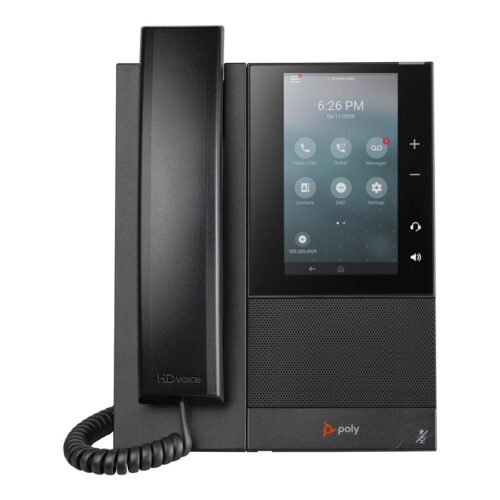 HP Poly CCX 505 Business Media Phone for Microsoft Teams and PoE-enabled