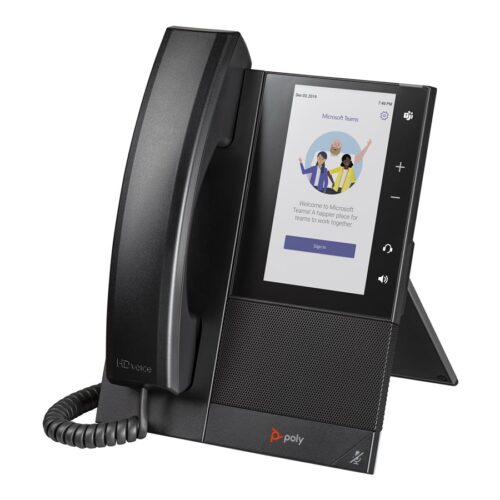 HP Poly CCX 505 Business Media Phone for Microsoft Teams and PoE-enabled