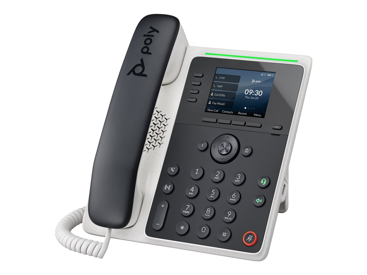 HP Poly Edge E220 IP Phone and PoE-enabled