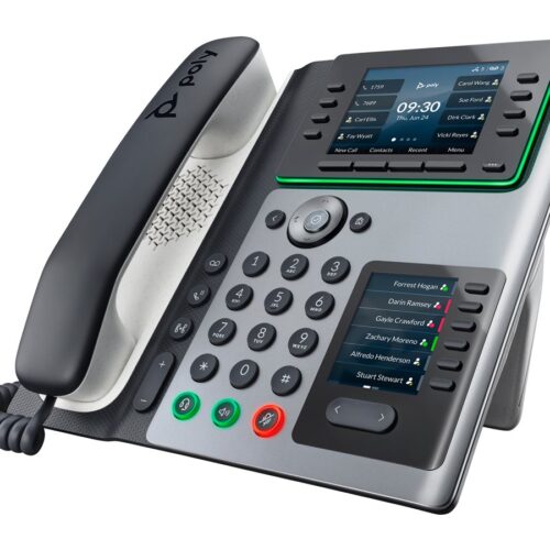 HP Poly Edge E450 IP Phone and PoE-enabled
