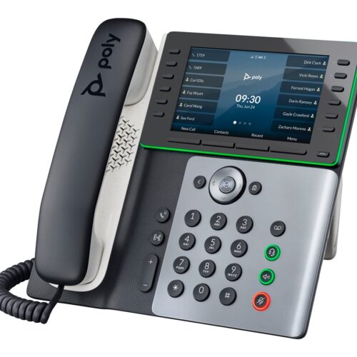 HP Poly Edge E550 IP Phone and PoE-enabled