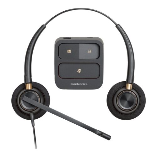 HP Poly EncorePro 520 with Quick Disconnect Binaural Headset for EMEA-EURO