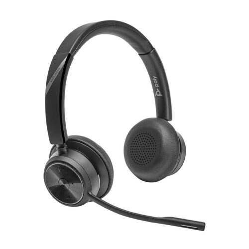 HP Poly Savi 7420 Office Stereo Microsoft Teams Certified DECT 1880-1900 MHz Headset-EURO