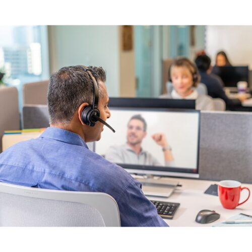 HP Poly Savi 8210-M Office DECT 1880-1900 MHz Single Ear Headset-EURO