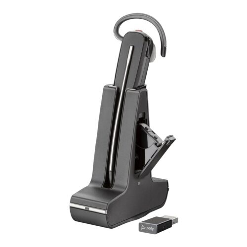HP Poly Savi 8245 DECT 1880-1900 MHz Headset +USB-A to USB-C Cable +D400-EURO
