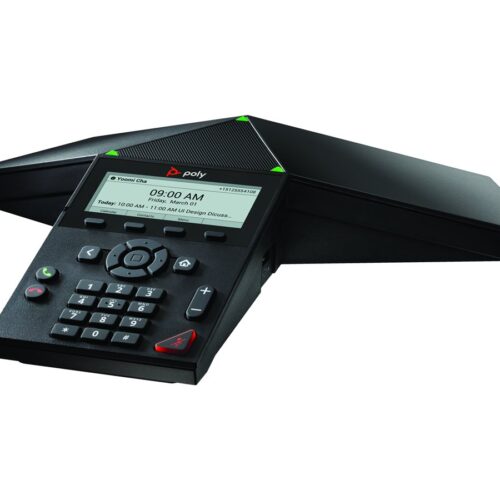 HP Poly Trio 8300 IP Conference Phone and PoE-enabled No Radio