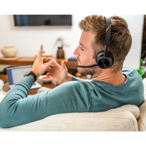 HP Poly Voyager 4310 USB-C Headset +BT700 dongle +Charging Stand