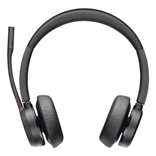 HP Poly Voyager 4320 UC Stereo USB-A Headset +BT700 USB-A Adapter +Charging Stand