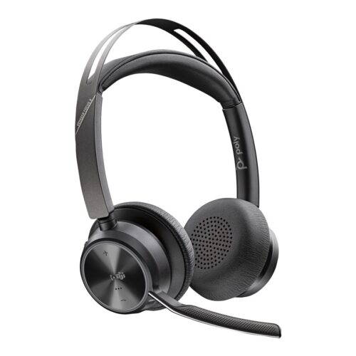 HP Poly Voyager Focus 2 Microsoft Teams Certified USB-C-C Headset +USB-C/A Adapter + Charging Stand No localization