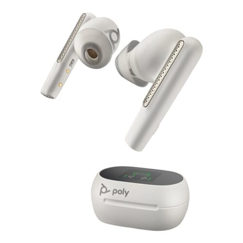 HP Poly Voyager Free 60/60+ Microsoft Teams Certified White Earbuds 2 Pieces