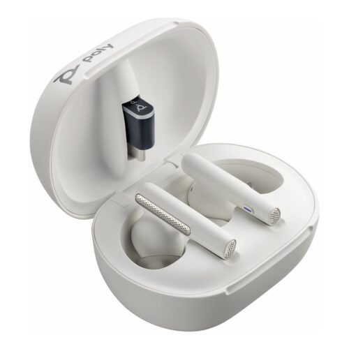 HP Poly Voyager Free 60/60+ White Earbuds 2 Pieces