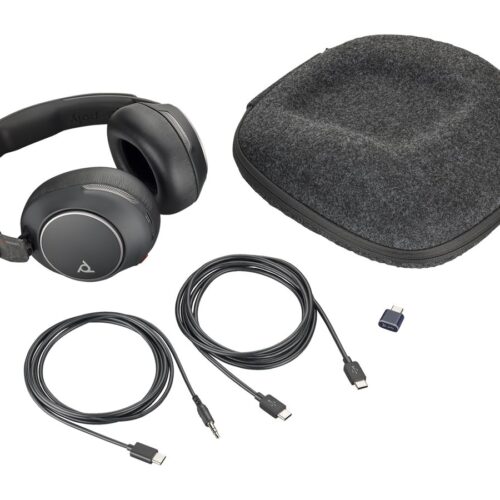 HP Poly Voyager Surround 80 UC USB-C Headset +USB-C/A Adapter