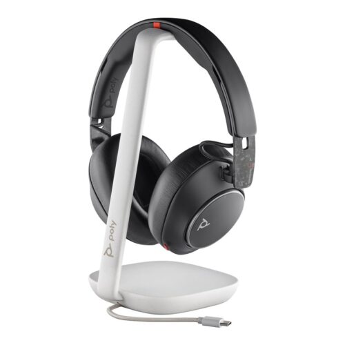 HP Poly Voyager Surround 85 UC USB-C Headset +USB-C/A Adapter +Charging Stand