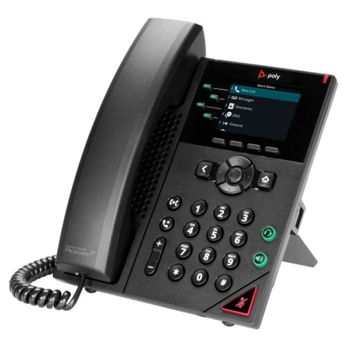 HP Poly VVX 250 4-Line IP Phone and PoE-enabled-WW