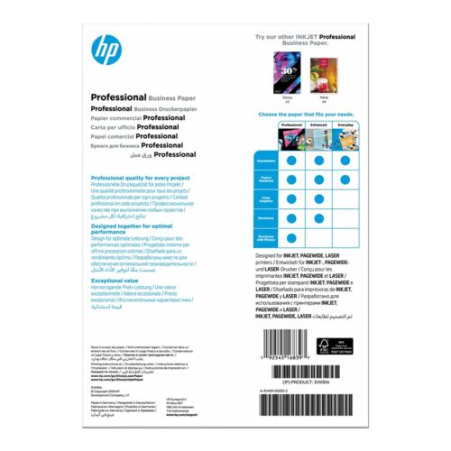 HP Prof Biz Gls 180g A4 150sh FSC Paper