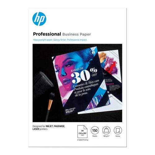 HP Prof Biz Gls 180g A4 150sh FSC Paper