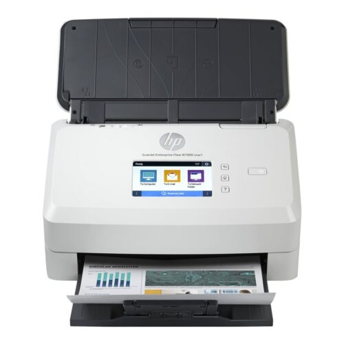 HP ScanJet Ent Flow N7000 snw1 scanner à défilement Réseau/USB A4 recto-verso avec chargeur auto 80 feuilles – jusqu’à 75 ppm/150ipm