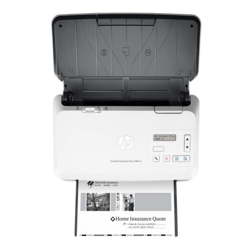 HP ScanJet Enterprise Flow 7000 s3 scanner à défilement A4 recto-verso avec chargeur automatique 80 feuilles – jusqu’à 75 ppm/150ipm