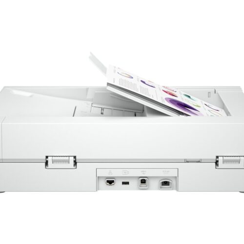 HP ScanJet Enterprise Flow N6600 fnw1 scanner à plat Réseau/USB A4 avec chargeur auto de 100 feuilles – jusqu’à 50 ppm/100ipm