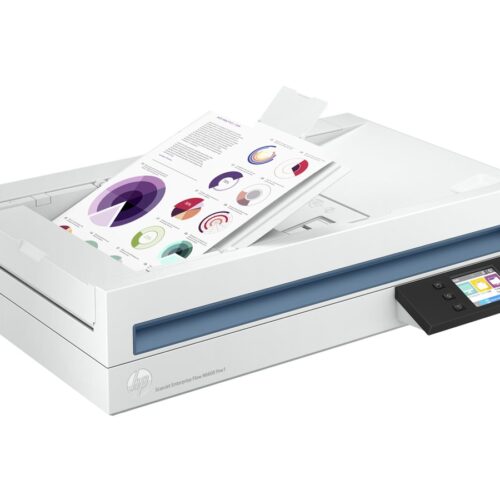 HP ScanJet Enterprise Flow N6600 fnw1 scanner à plat Réseau/USB A4 avec chargeur auto de 100 feuilles – jusqu’à 50 ppm/100ipm