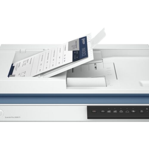 HP ScanJet Pro 2600 f1 scanner à plat A4 avec chargeur automatique de 60 feuilles – jusqu’à 25 ppm/50ipm