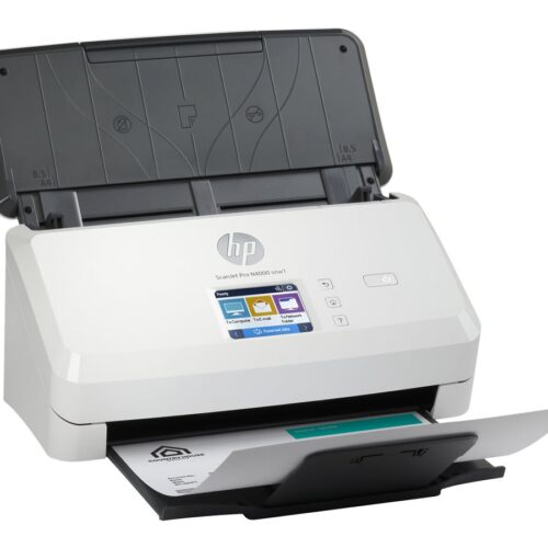 HP ScanJet Pro N4000 snw1 scanner à défilement Réseau et USB A4 recto-verso avec chargeur auto 50 feuilles – jusqu’à 40 ppm/80ipm