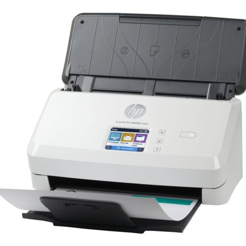 HP ScanJet Pro N4000 snw1 scanner à défilement Réseau et USB A4 recto-verso avec chargeur auto 50 feuilles – jusqu’à 40 ppm/80ipm