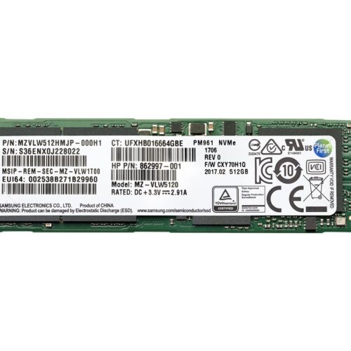HP SSD 512Go PCIe NVME TLC