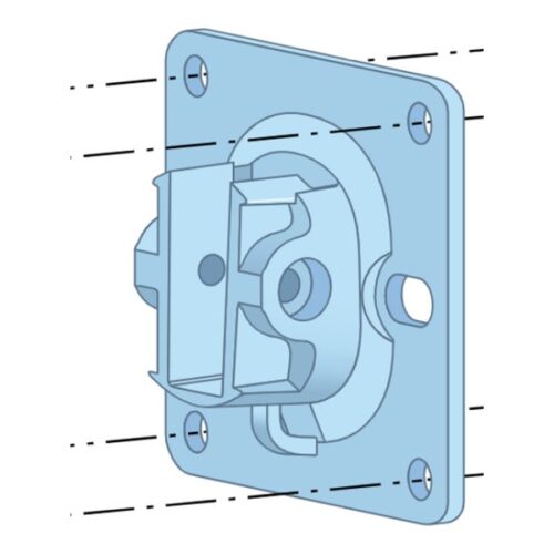 HPE AP-270-MNT-H2 AP-270 Series Access Flush Wall or Ceiling Mount