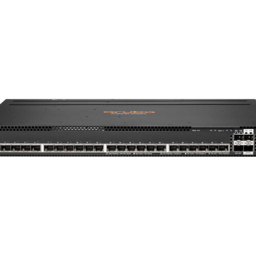 HPE Aruba 6300M Switch 24 Port SFP+ LRM Support 2 Port 50G and 2 Port 25G MACsec Layer 3 Stackable 1U One Touch