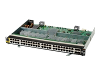 HPE Aruba 6400 v2 Module 48 Port HPE Smart Rate 1/2.5/5GbE Class 6 PoE and 4 Port SFP56