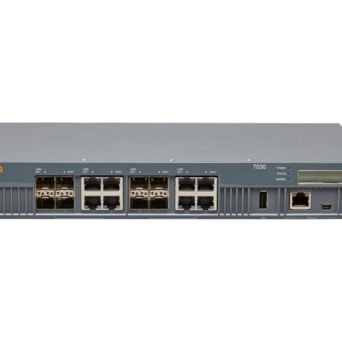 HPE Aruba 7030 (RW) 8p Dual Pers 10/100/1000BASE-T/1GBASE-X SFP 64 AP and 4K Clients Controller