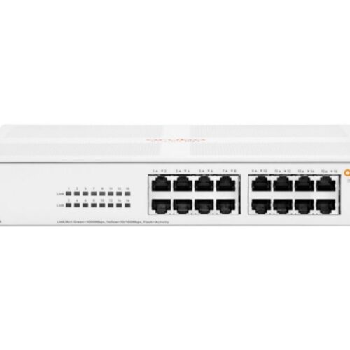 HPE Networking Instant On 1430 16G Switch Commutateur non géré 16 x 10/100/1000 de bureau Montable sur rack fixation murale BTO