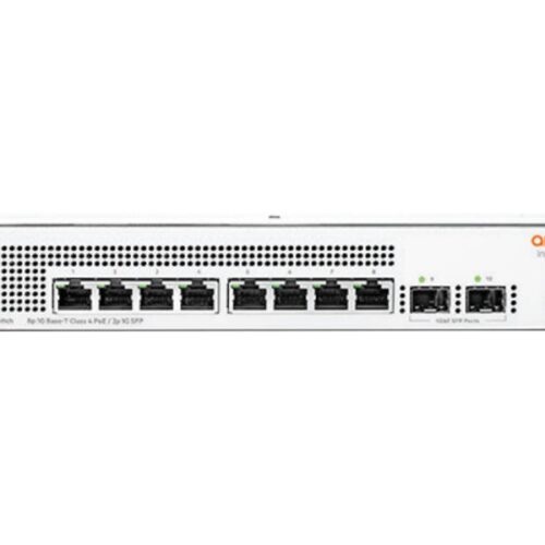 HPE Networking Instant On 1930 8G Class4 PoE 2SFP 124W Switch Commutateur C3 Géré 8 x 10/100/1000 PoE + 2 x Gigabit SFP
