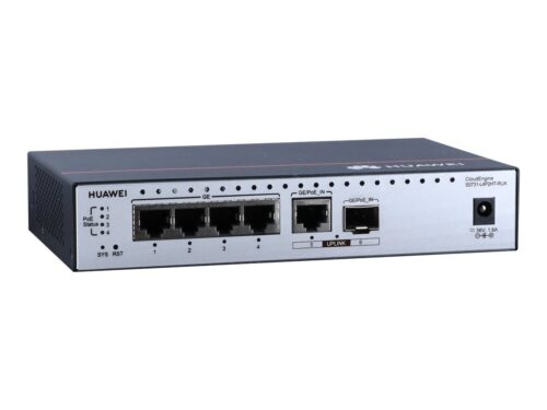 HUAWEI S5731-L4P2HT-RUA 4×10/100/1000BASE-T ports PoE++ 1xGE Hybrid Optical-electrical SFP Port 1×10/100/1000BASE-T Port PoE