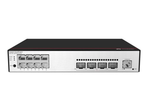 HUAWEI S5735-L8T4S-A-V2 8×10/100/1000BASE-T Ports 4xGE SFP Ports AC Power