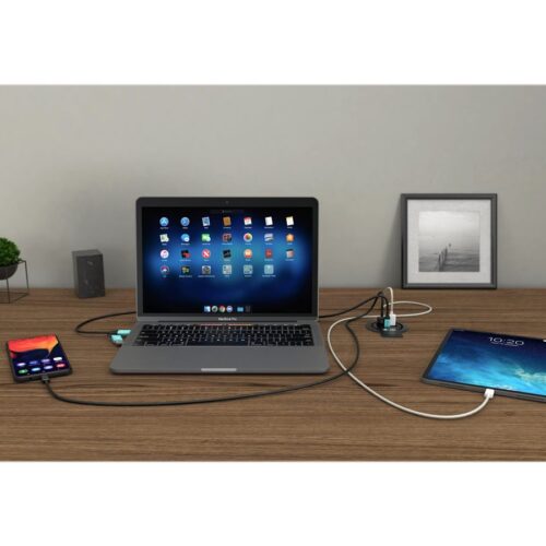 I-TEC Built-in Desktop Fast Charger USB-C PD 3.0 3xUSB 3.0 QC3.0 96W
