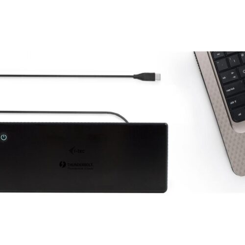 I-TEC Thunderbolt3/USB-C Dual DisplayPort 4K Docking Station 2xDP 1xGLAN 1xUSB 3.1 2xUSB 3.0 2xUSB-C Data 1xAutio/Mic 85W PD KL