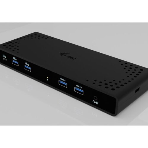 I-TEC Universal Dual 4K Display Docking Station PD 85W + USB-C Charger 100W