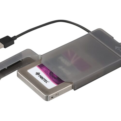 I-TEC USB 3.0 Advance MySafe Easy Enclosure 6.4cm 2.5p External Enclosure for SATA HDD itegrated cable black