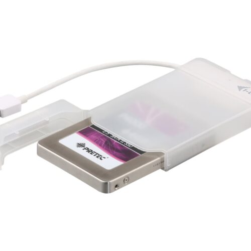 I-TEC USB 3.0 Advance MySafe Easy Enclosure 6.4cm 2.5p External Enclosure for SATA HDD itegrated cable white